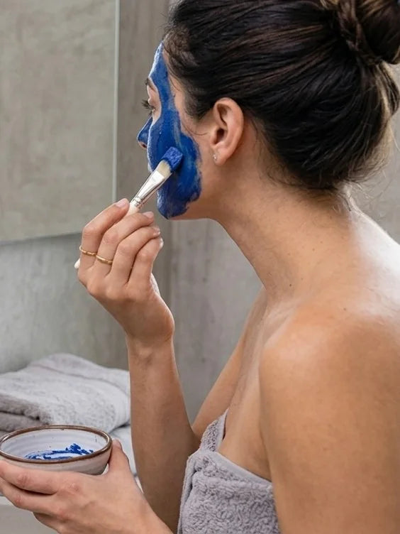 Mask — Blue nila on the face
